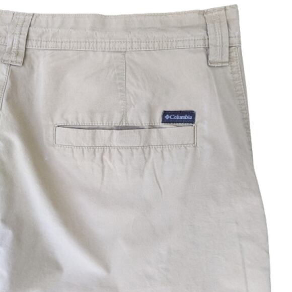 Columbia Men's Khaki Cotton Shorts 34 - Picture 5 of 9